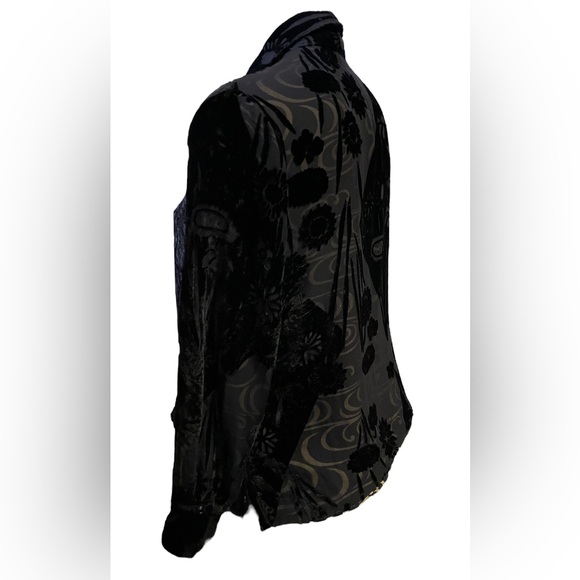 Jones New York Silk/Velour Blouse - Picture 5 of 10